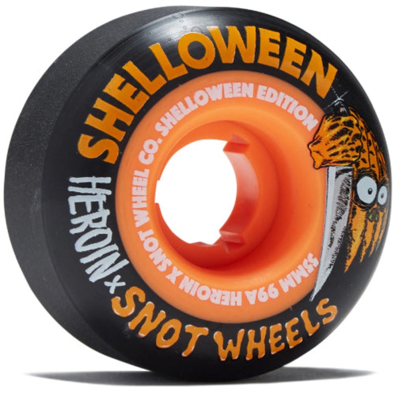 Snot X Heroin Shelloween Edition Wheels Black 55MM 99A 55mm
