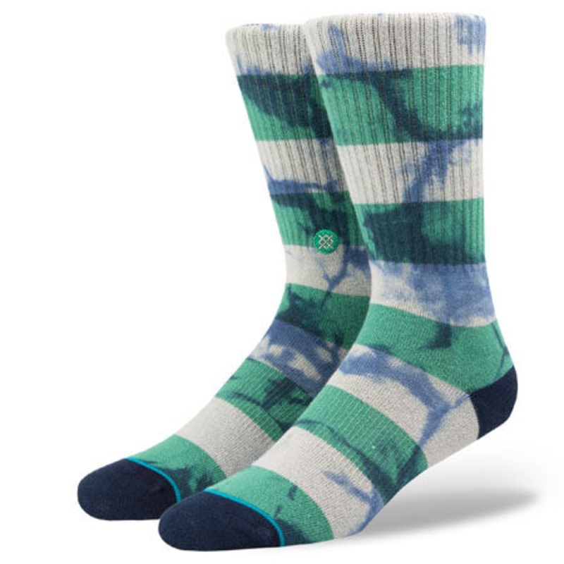 Stance Wells Crew Socks Green Large