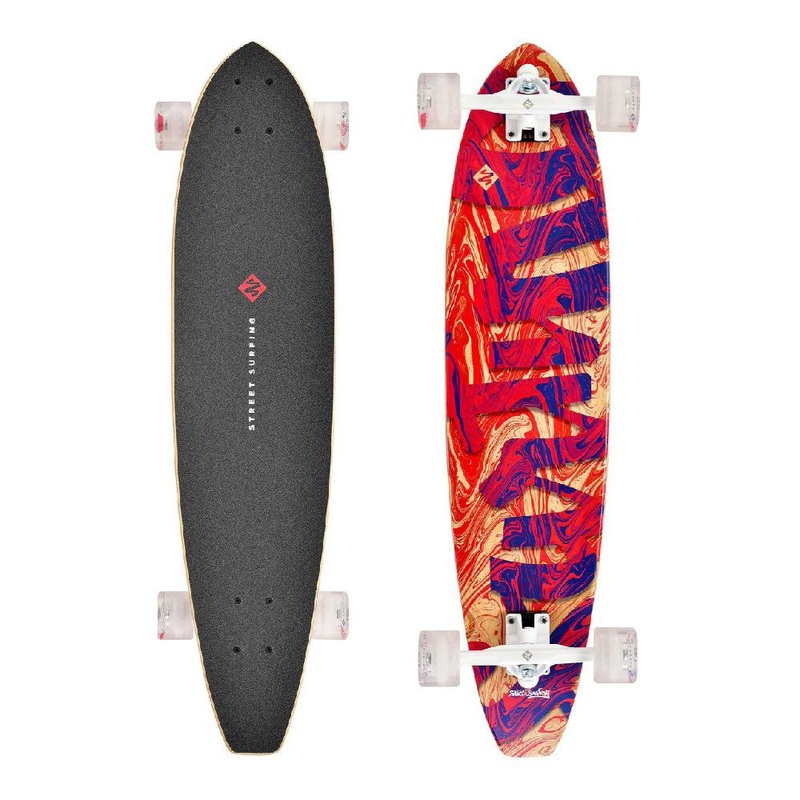 Street Surfing – Streaming – 36″ Kicktail Longboard Complete