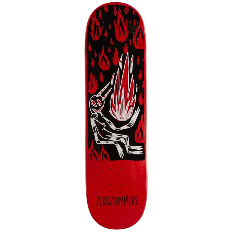 Summers Hillz 8.50″ Skateboard Deck Red Classic 8.50″