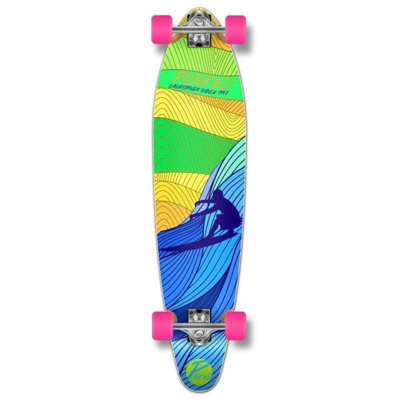Surf’s up 40″ Kicktail Longboard from Punked – Complete Complete