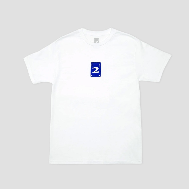 2 Riser Pads Logo T-Shirt White Small