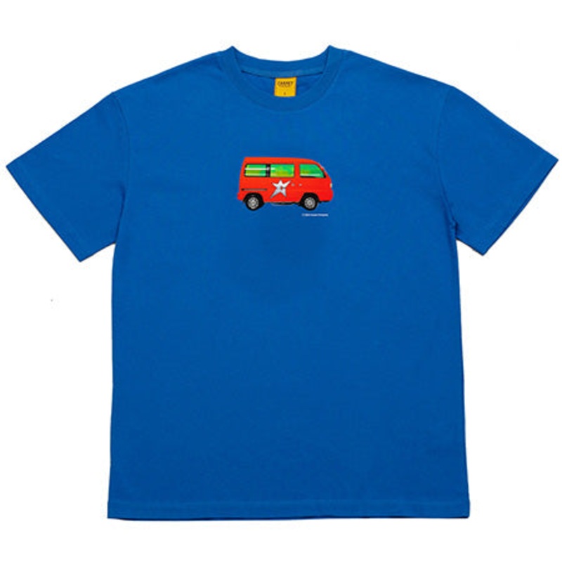 Carpet Company Tour Van T Shirt Blue Large