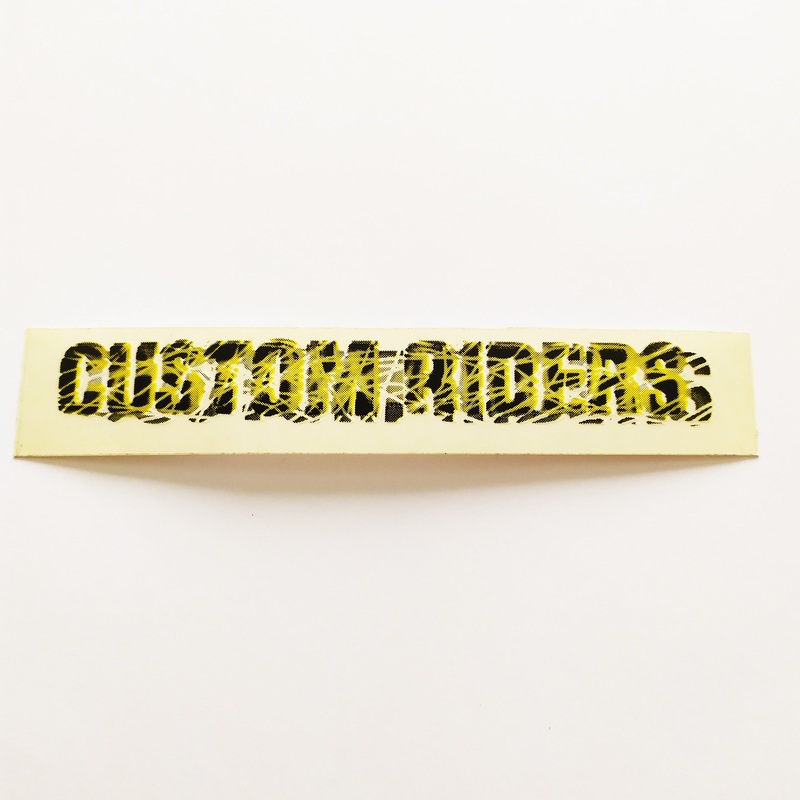Custom Riders BMX Sticker