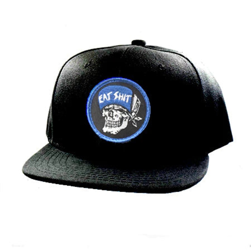 Dogtown x Suicidal Tendencies Eat Sh*t Patch Snapback Hat Black