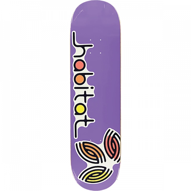 Habitat Trillium 8.25″ Purple Skateboard Deck
