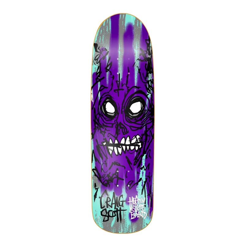 Heroin – 9″ Craig Questions Savages Deck – Multi 9″