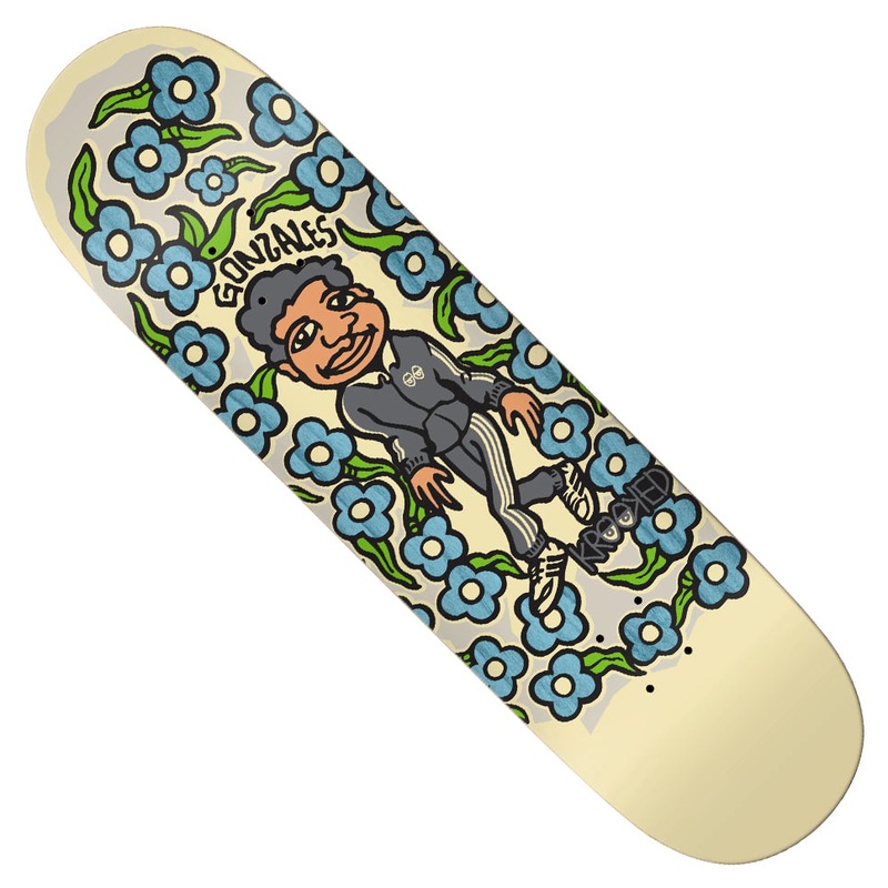 Krooked Mark Gonzales Gonz Sweatpants Deck Multicolor 8.5 x 31.8 WB:14.25