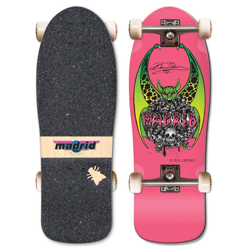 Madrid Beau Brown Bat 10.25″ Pink Complete Skateboard