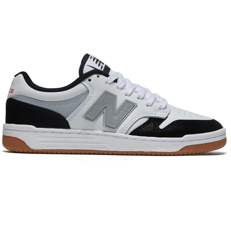 New Balance Numeric 480 x Kawhi Shoes White/ Black 8