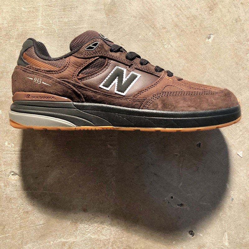 New Balance Numeric – Andrew Reynolds 933 Shoe – Baroque Brown / Black 9