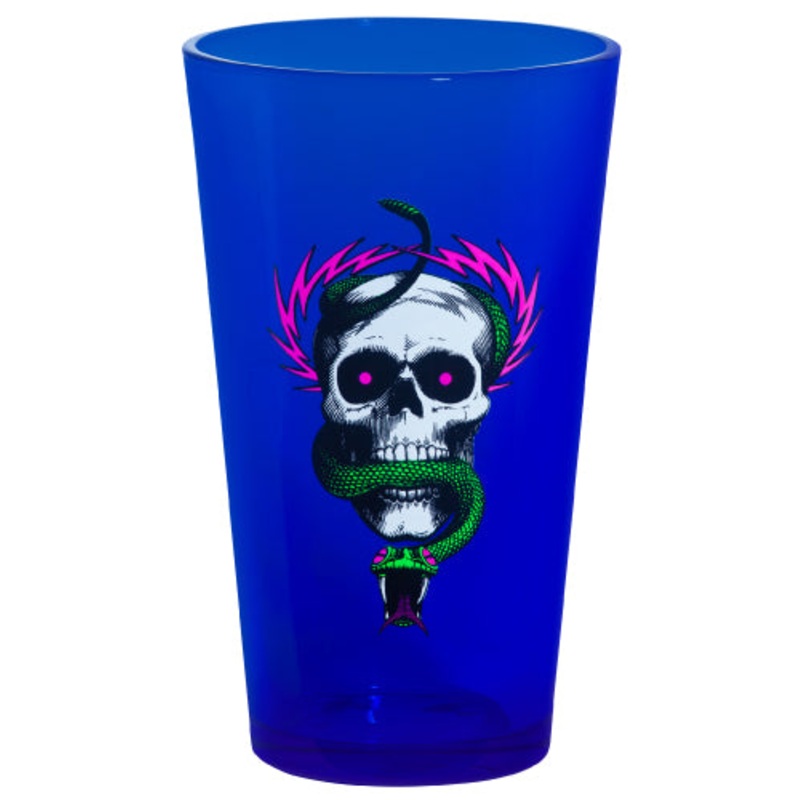 Powell Peralta McGill Skull & Snake Blacklight Pint Glass