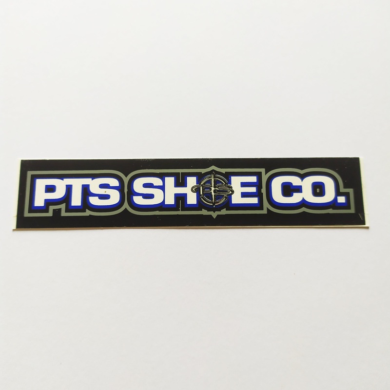 PTS Shoe Co. Skateboard Sticker
