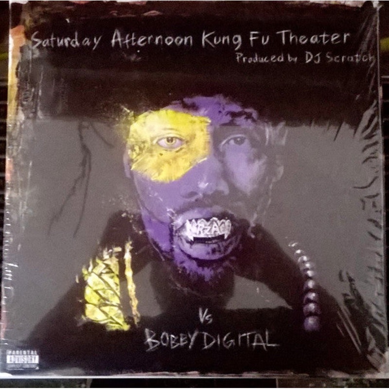 RZA Vs Bobby Digital  Saturday Afternoon Kung Fu Theater Red Color Vinyl LP Record