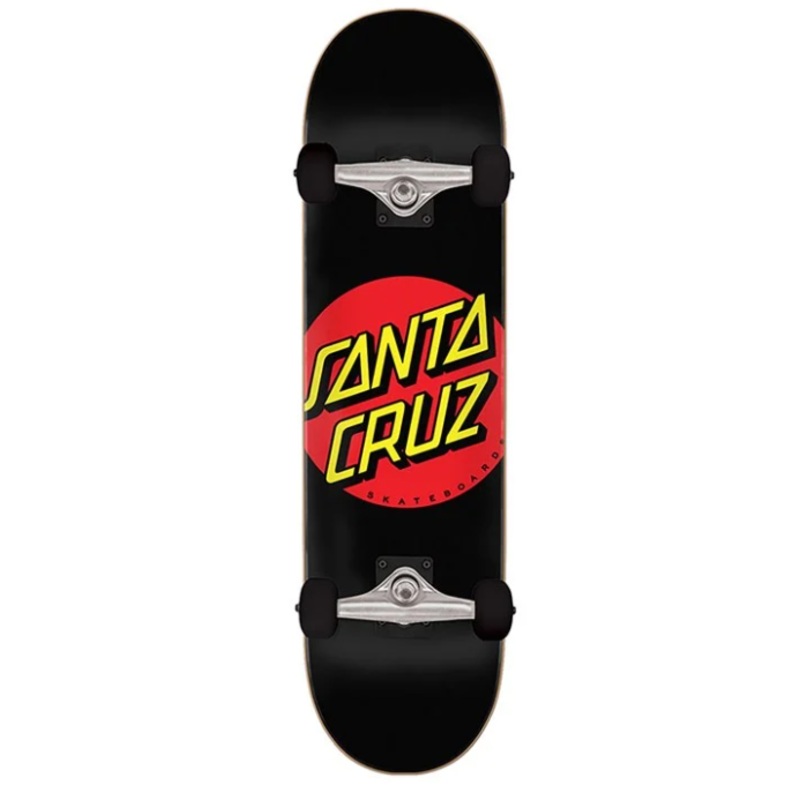 Santa Cruz Classic Dot Full Complete Black 8 in 8 in