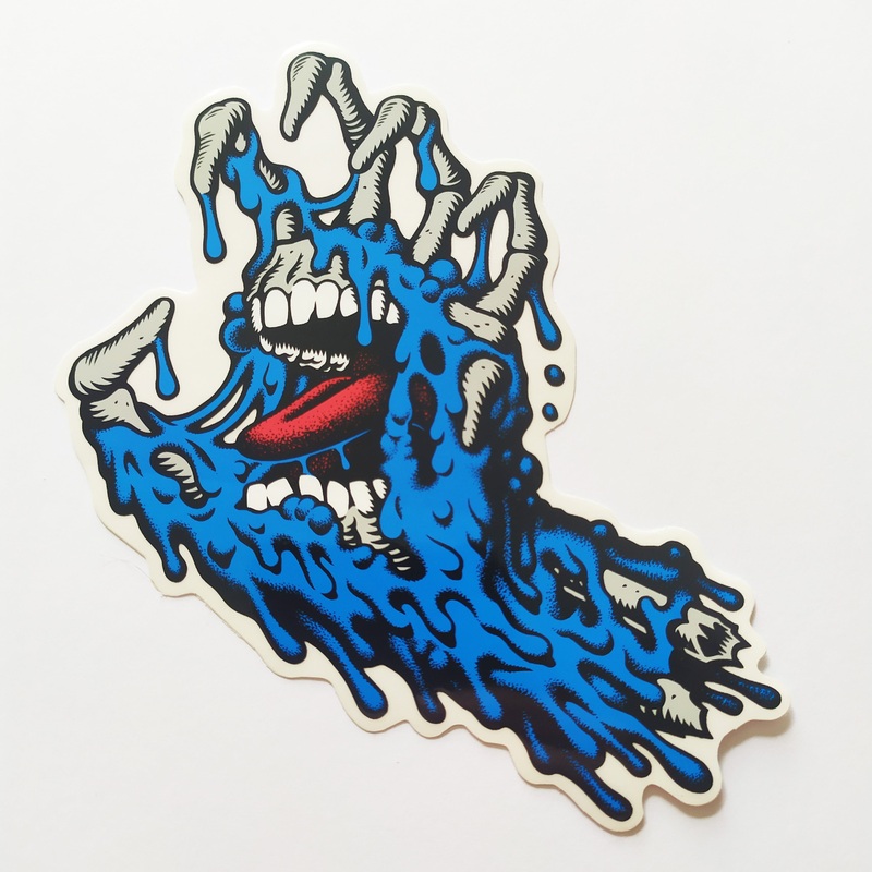 Santa Cruz Melting Hand Skateboard Sticker