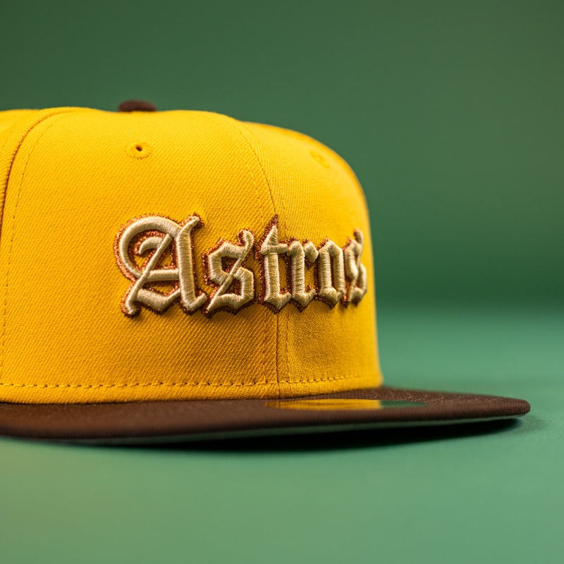 Shiner Houston Astros New Era Hat 5950 Fitteds 7