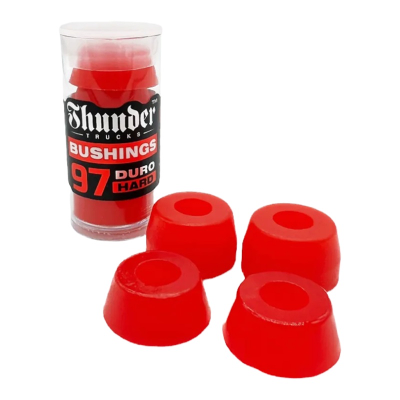 Thunder Trucks Skateboard Bushings Premium 97A Medium Hard Red 97D