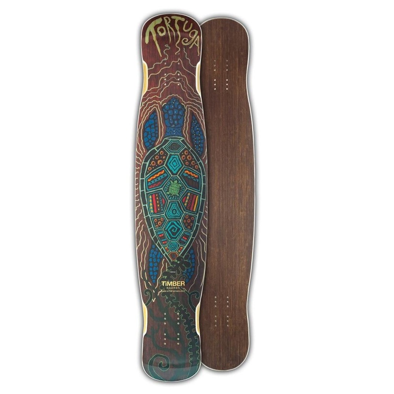 Timber Tortuga 46″ Dancing Freestyle Longboard Deck – Flex-3