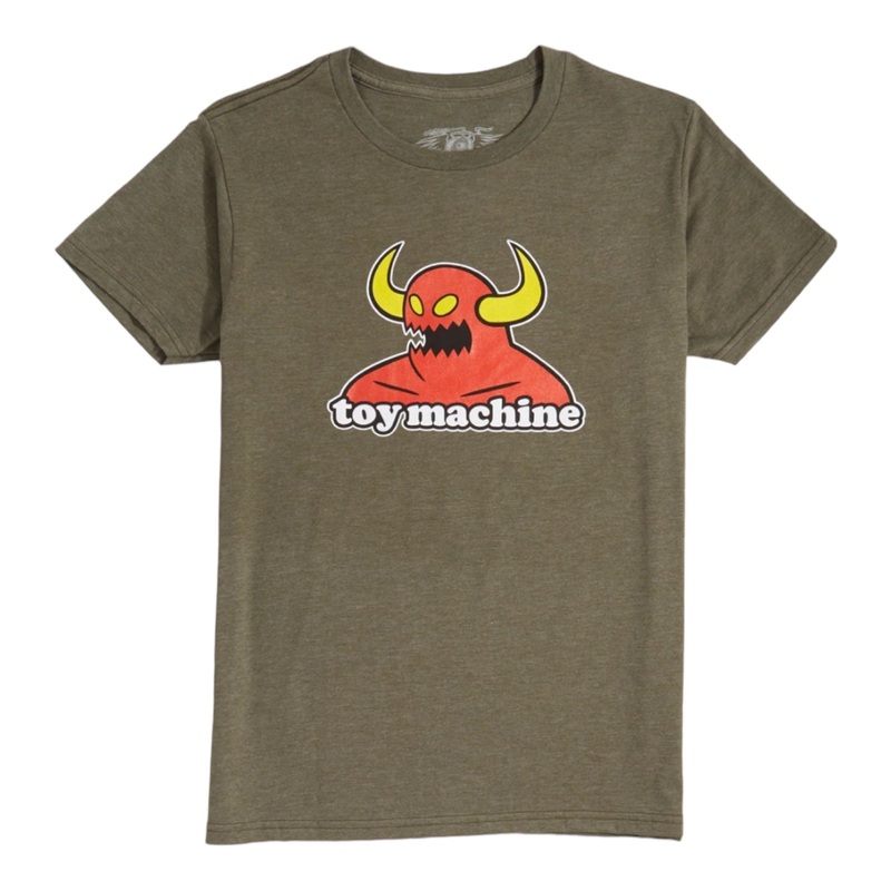 Toy Machine Monster T Shirt Olive S