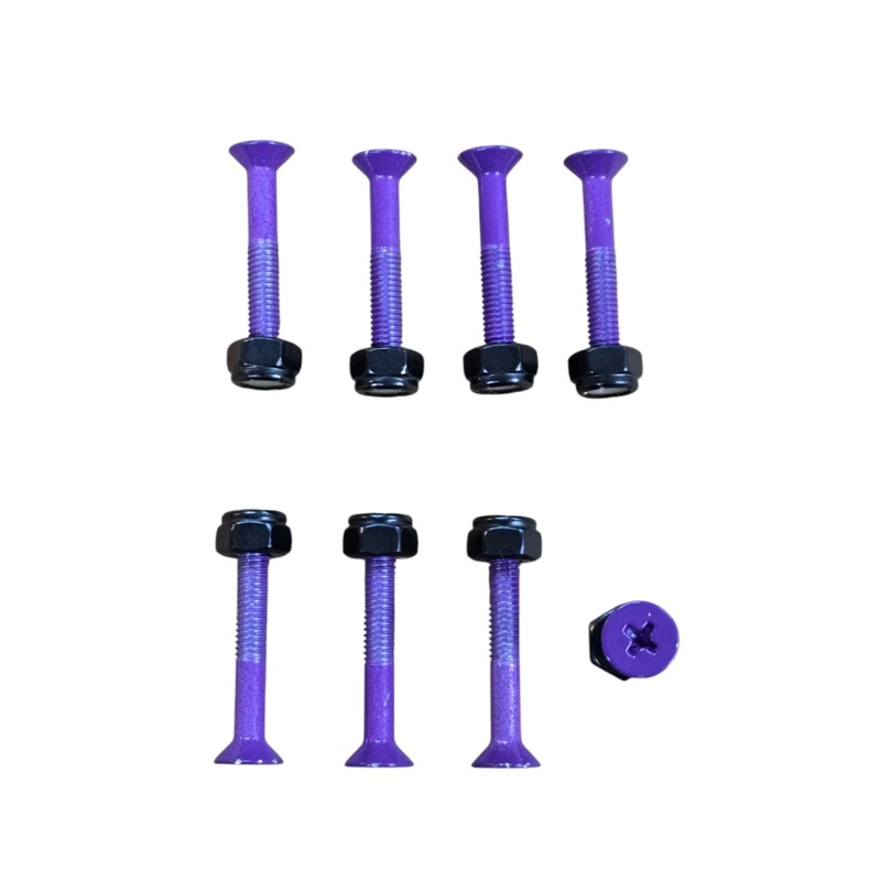 1-1/2″  Skateboard Hardware Bolts – PURPLE