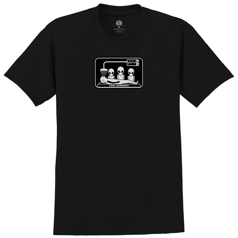 Alien Workshop Abduction T Shirt Black Small