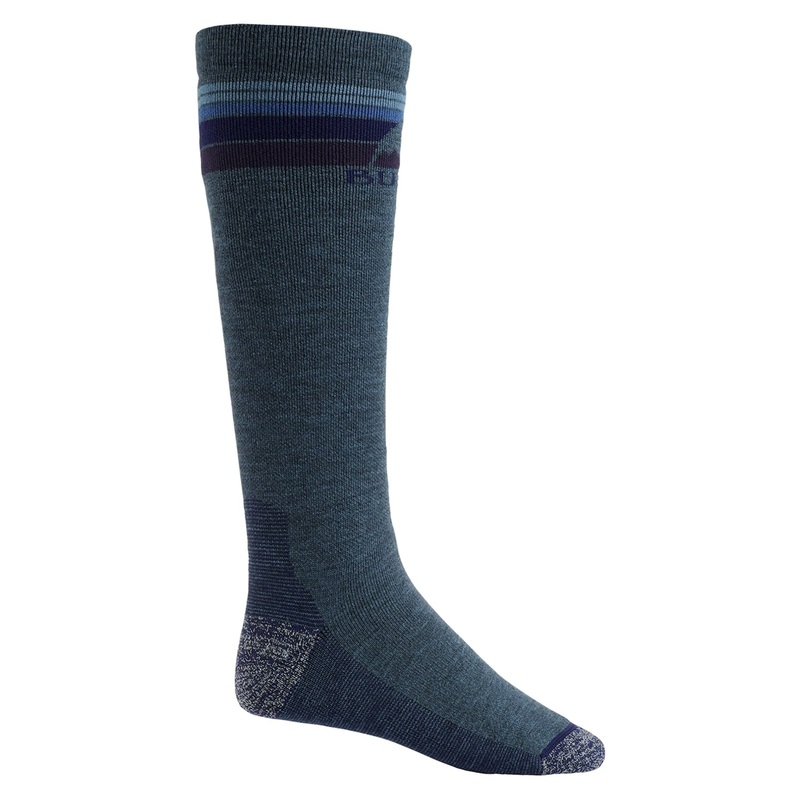 Burton Midweight Emblem Socks Mood Indigo Heather MD