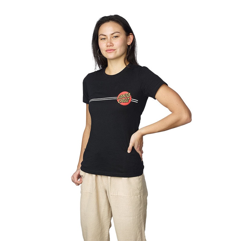 Classic Dot Womens Santa Cruz T-Shirt White XL