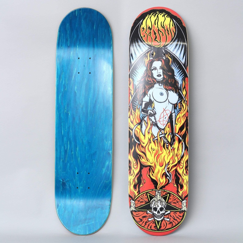 Death Skateboards 8.25 Benson Devil Woman Skateboard Deck