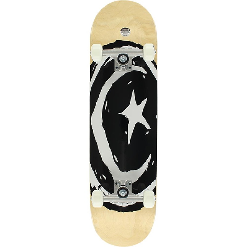 Foundation Star & Moon Black and White 8.38″ Skateboard Complete