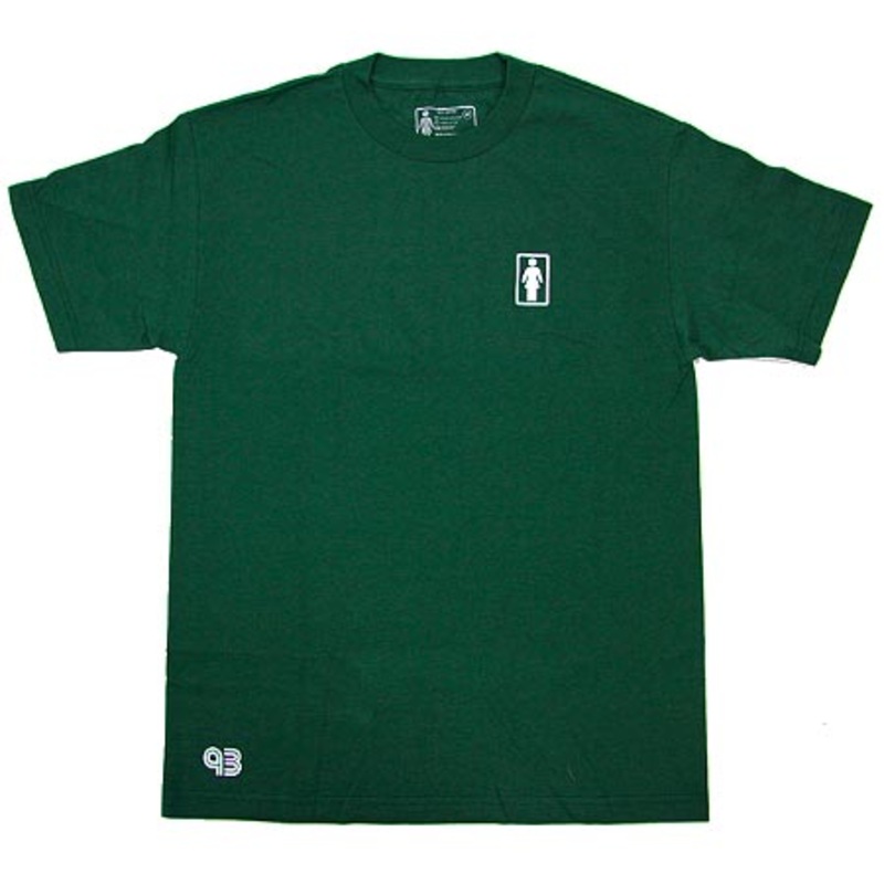 Girl 93 OG Standard T Shirt Forest Green Medium