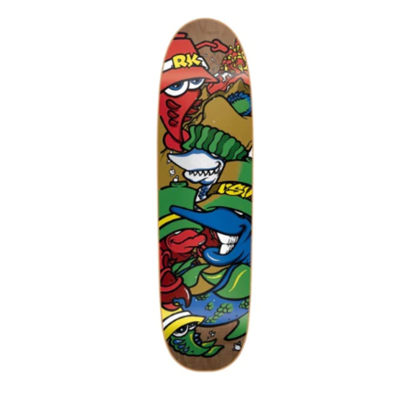 New Deal Ron Knigge DSV Heat Transfer Brown Deck 8.6 in 8.6 in