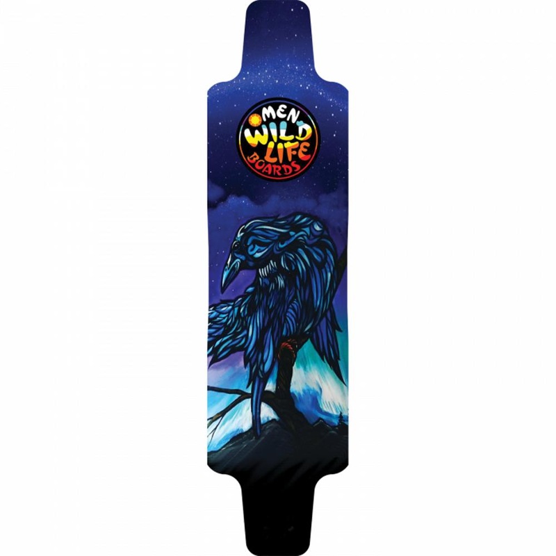 Omen The Trickster Dominator 38.5″ Double Drop Longboard Deck Deck