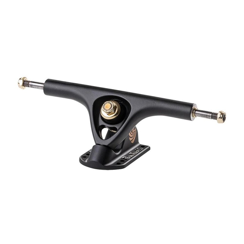 Paris V3 180mm/50 Matte Black/Gold Hardware Longboard Trucks | Set of 2