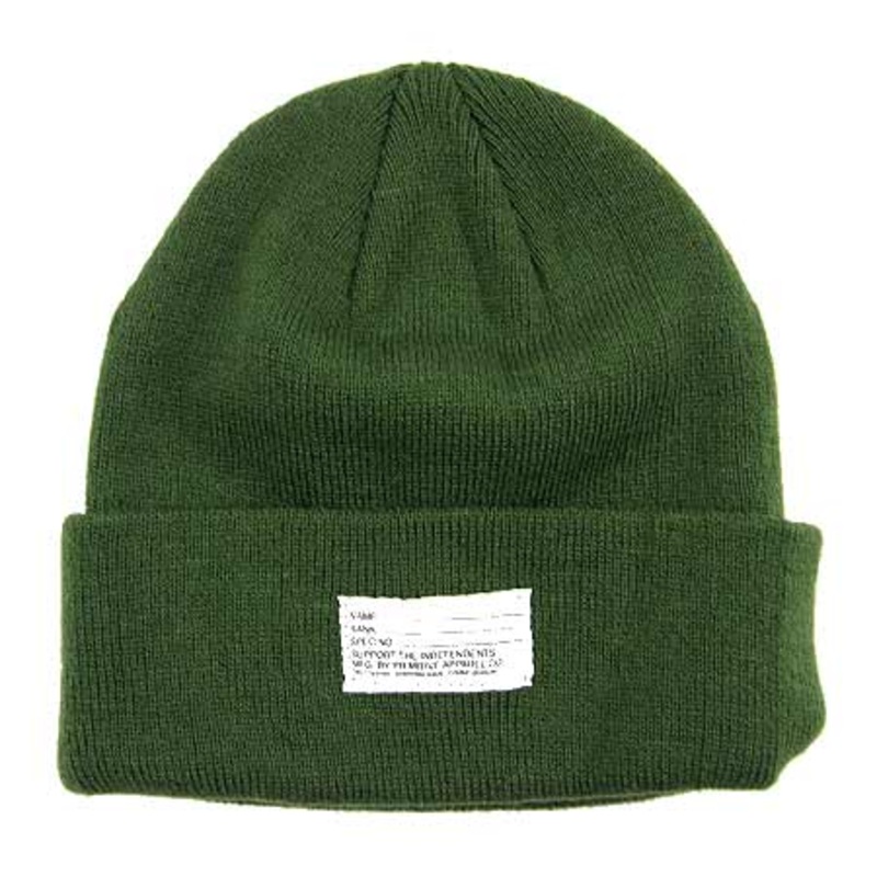 Primitive Skateboarding Standard Issue Fold Over Beanie Olive One size fits all
