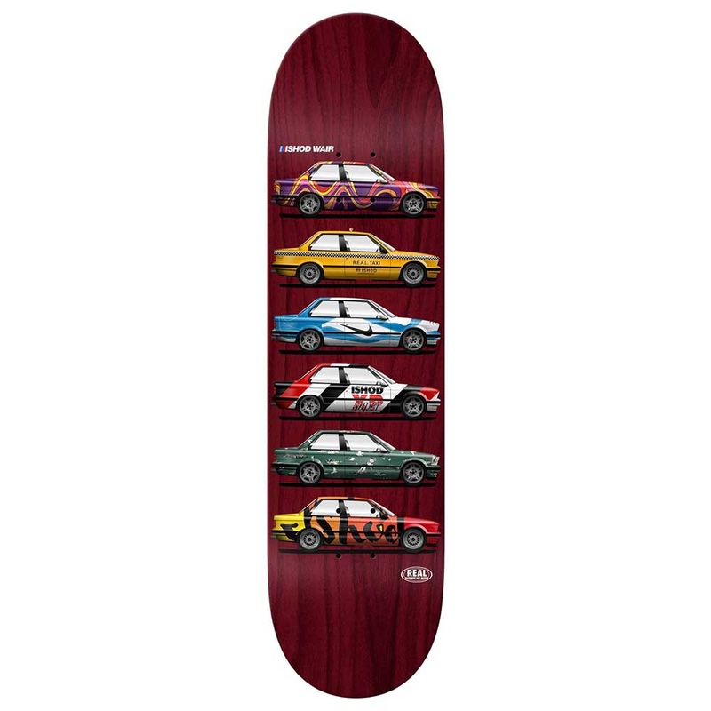 Real Ishod Custom Twin Tail Skateboard Deck 8.25″ Deck Only 8.25