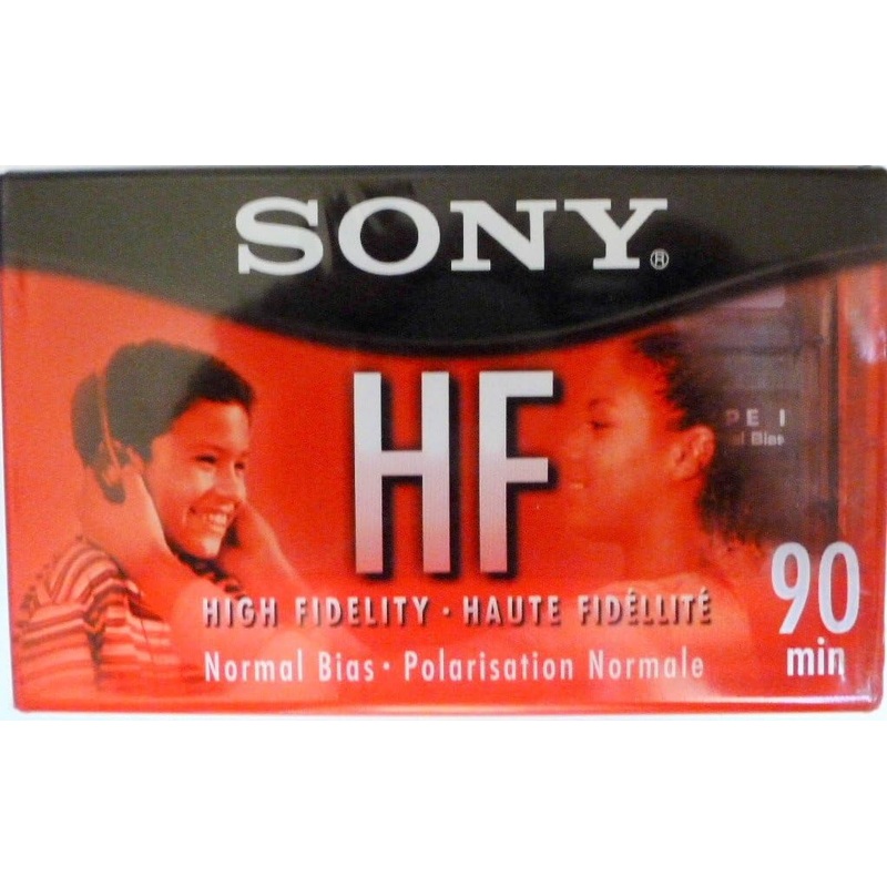 Sony High Fidelity 90 Minute Cassette Tape Blank, C-90HFL