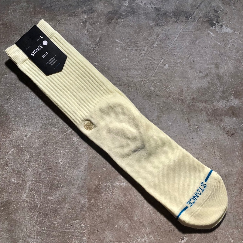 Stance Socks – Icon Crew Sock – Butter