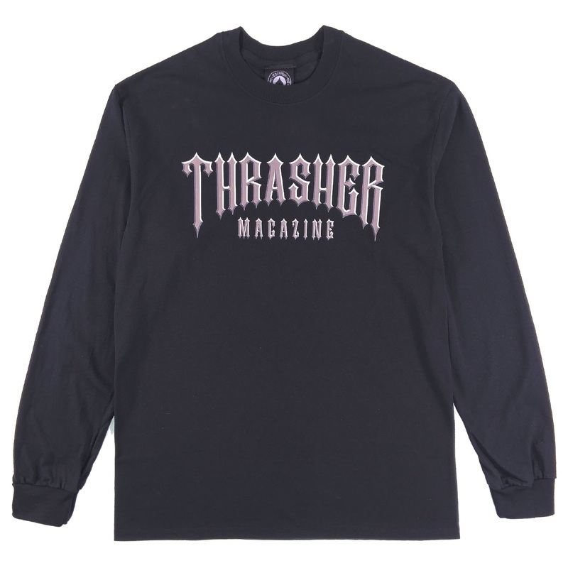 Thrasher – Low Low Logo – Long Sleeve T Shirt – Black S