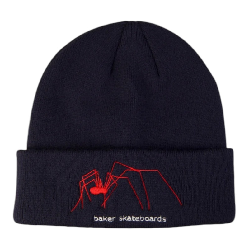 BAKER SPIDERMIN BEANIE NAVY OS