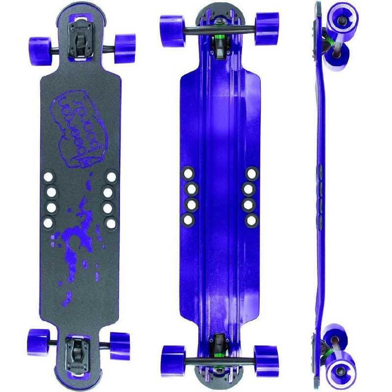 Beercan Purple 38″ Hoke Drop Through Longboard Complete