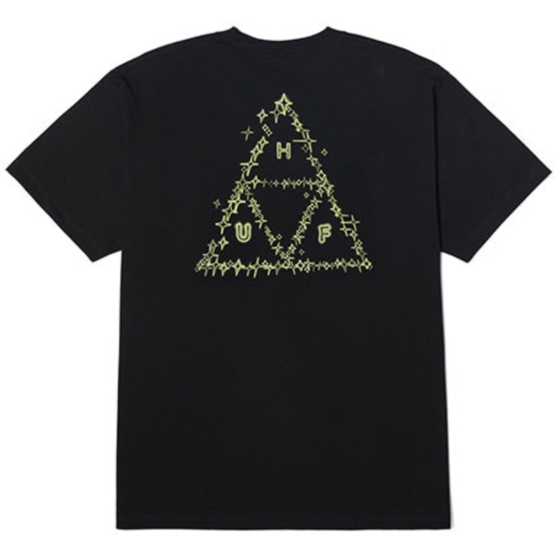 HUF Gleam T Shirt Black Extra Large