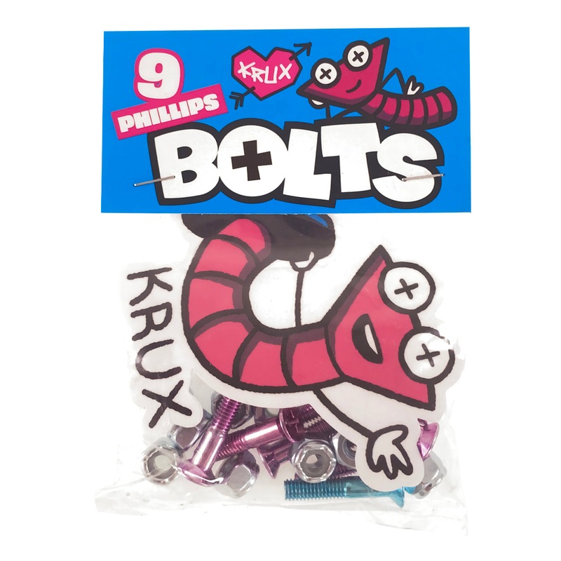 Krux – 1″ – Krome Bolts Phillips Hardware – Pink