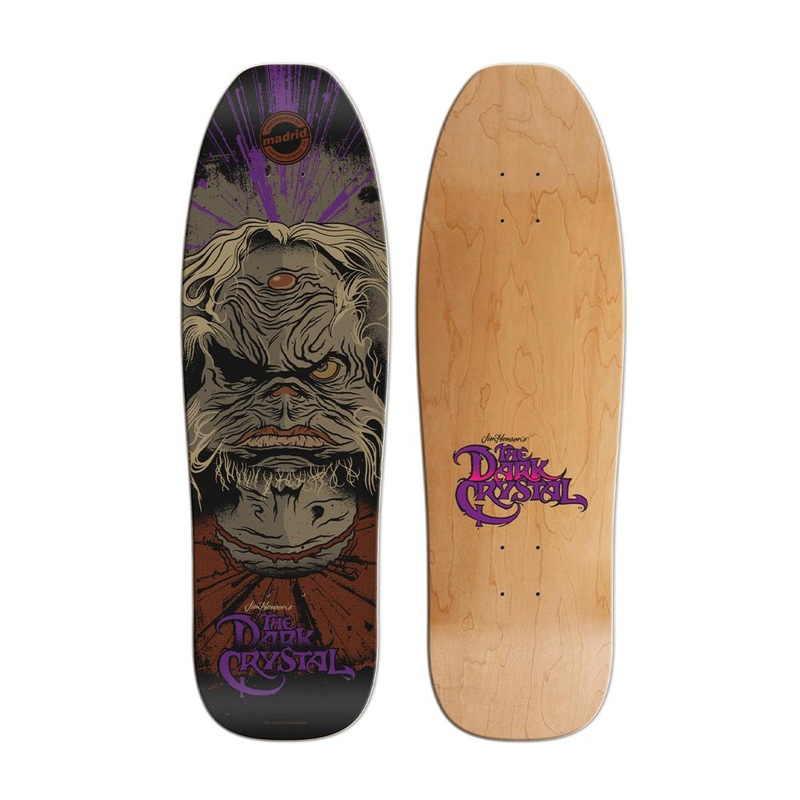 Madrid Dark Crystal Aughra 9.5″ Pool Skateboard Deck Only