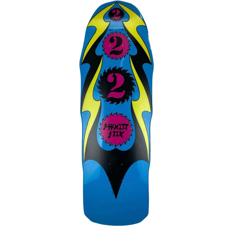 NEW Schmitt Stix RipSaw 2 Skateboard BLUE Dip