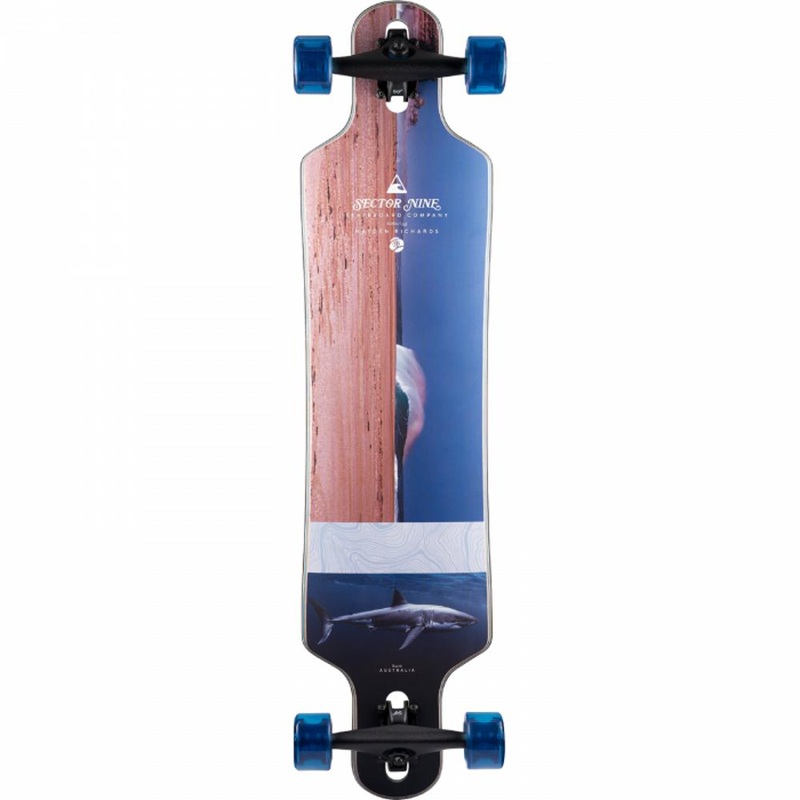 Sector 9 Meridian Rips 40″ Drop Through Longboard Complete