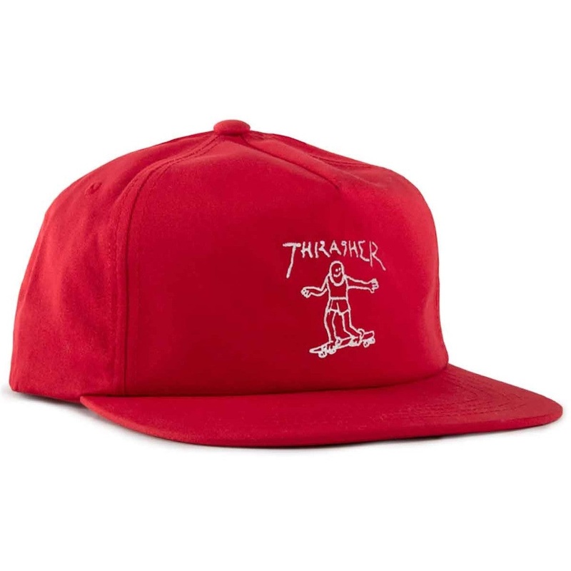 THRASHER GONZ LOGO SNAPBACK RED OS