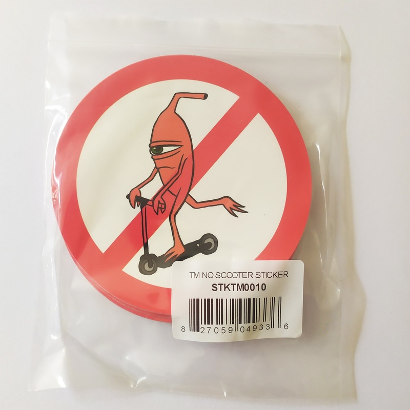 Toy Machine “No Scooters” Stickers – 25 pack/new/sealed/official