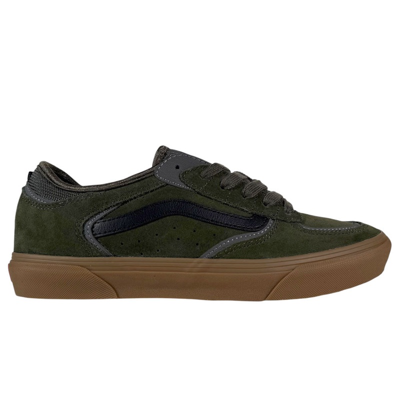VN0A2Z3O17P Green Gum Rowley Vans Suede Skateboarding Shoes 8.5