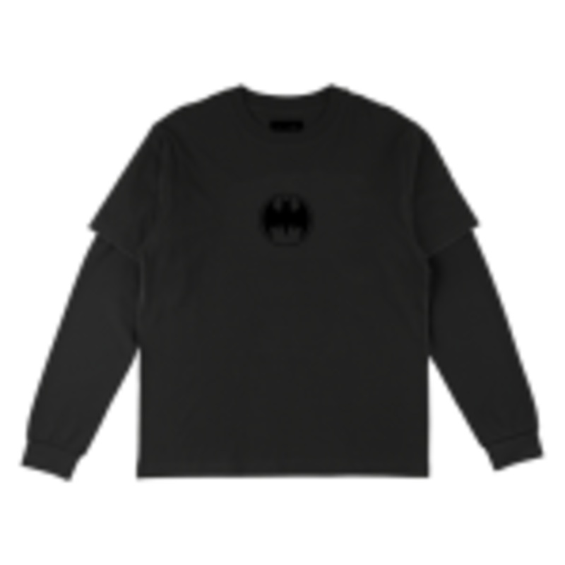 WELCOME x BATMAN BAT SIGNAL LAYERED L/S T-SHIRT Small